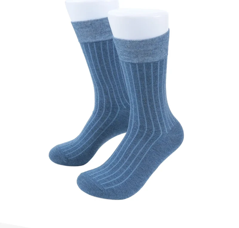 Herren Socken aus Baumwolle – Rippstruktur