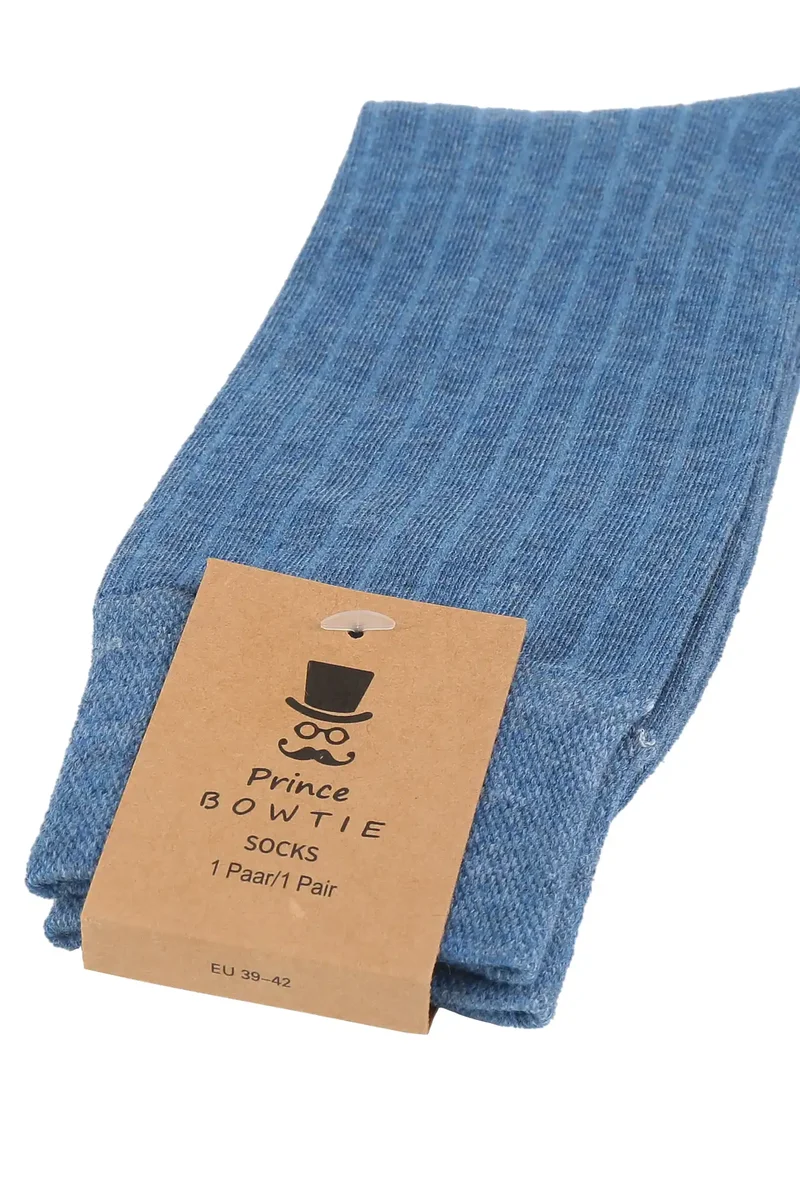 Herren Socken aus Baumwolle – Rippstruktur