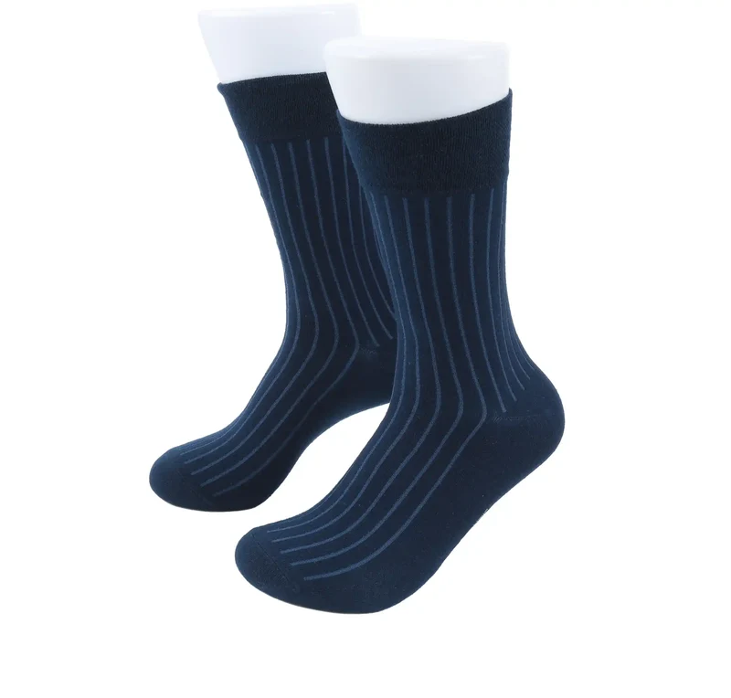 Herren Socken aus Baumwolle – Rippstruktur