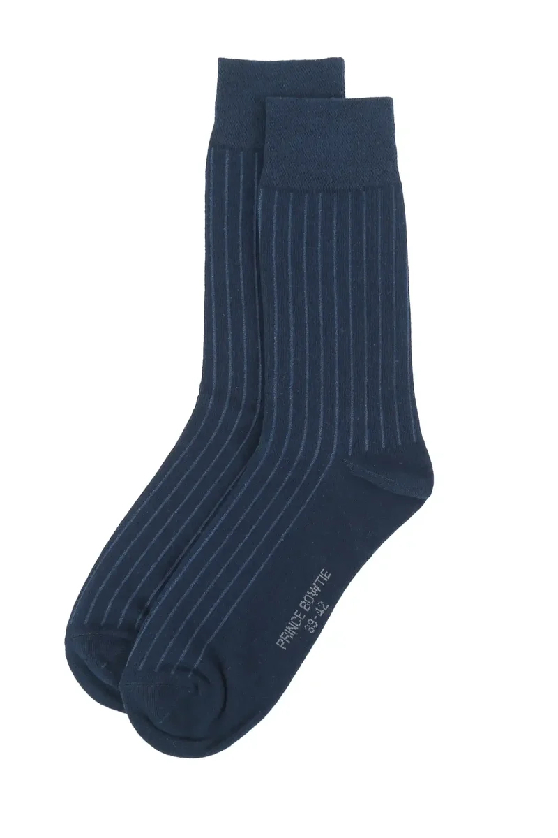 Herren Socken aus Baumwolle – Rippstruktur