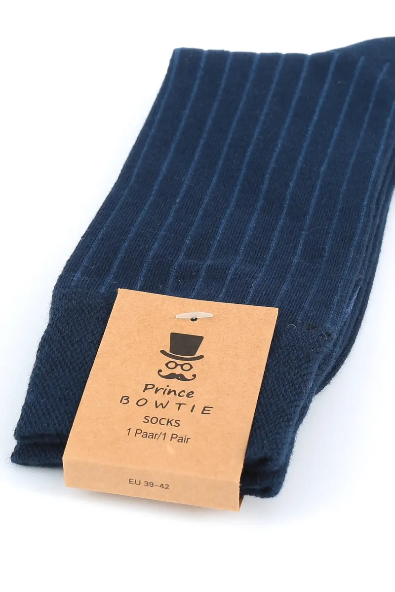 Herren Socken aus Baumwolle – Rippstruktur