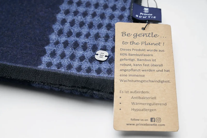 Schal Herren Bambus Patchwork