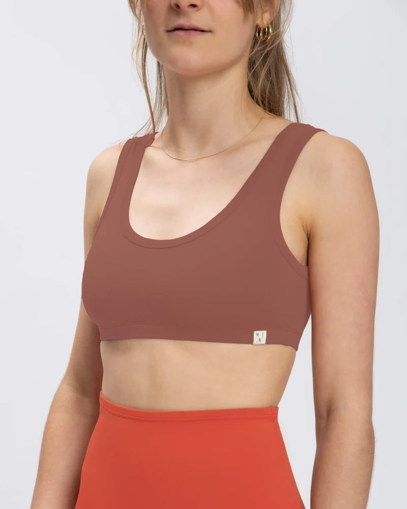Brauner BH Basic aus Bio-Baumwolle von Matona