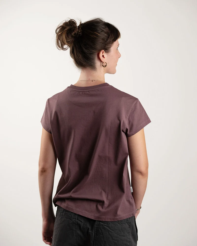 Braunes T-Shirt TreeShirt aus Bio-Baumwolle von Nikin