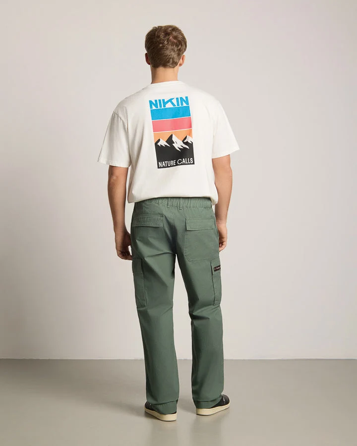 Grüne Hosen TreePants Cargo aus 100% recycelter Baumwolle von Nikin