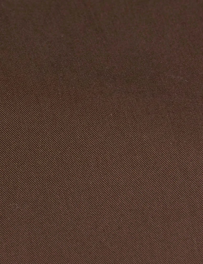 Chemise popover Normann marron