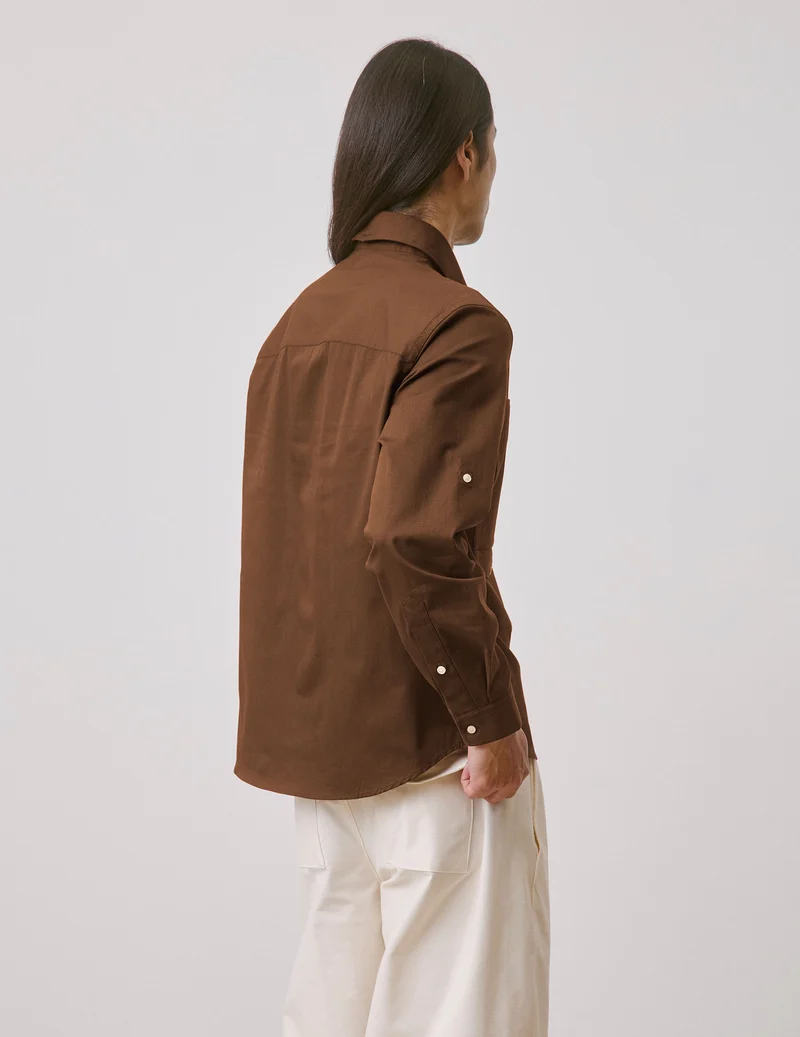 Chemise Mathéo marron