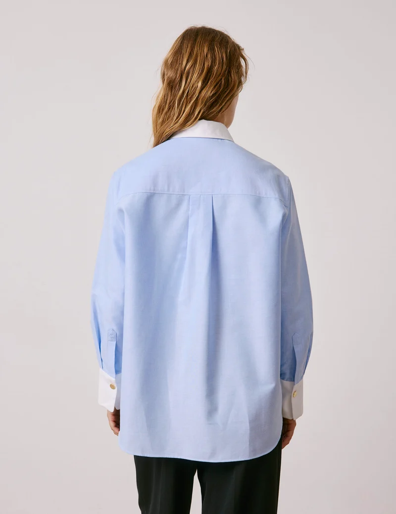 Chemise Mathéa bleue