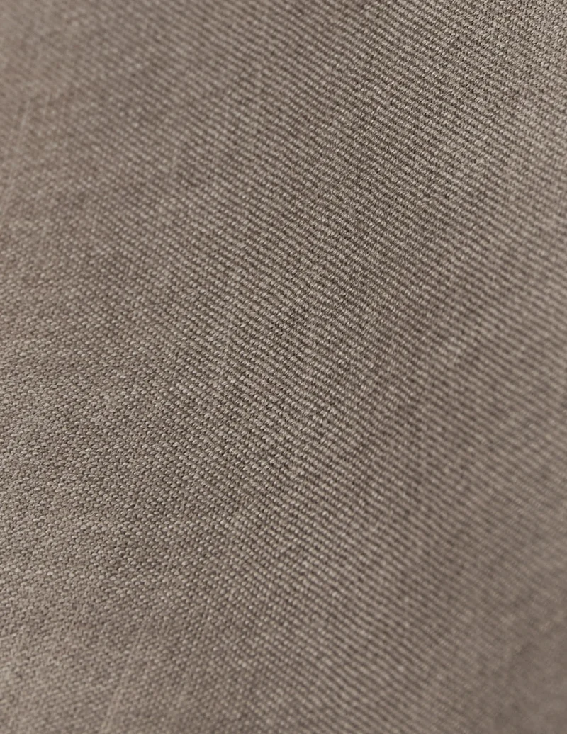 Chemise Paul en laine vierge marron
