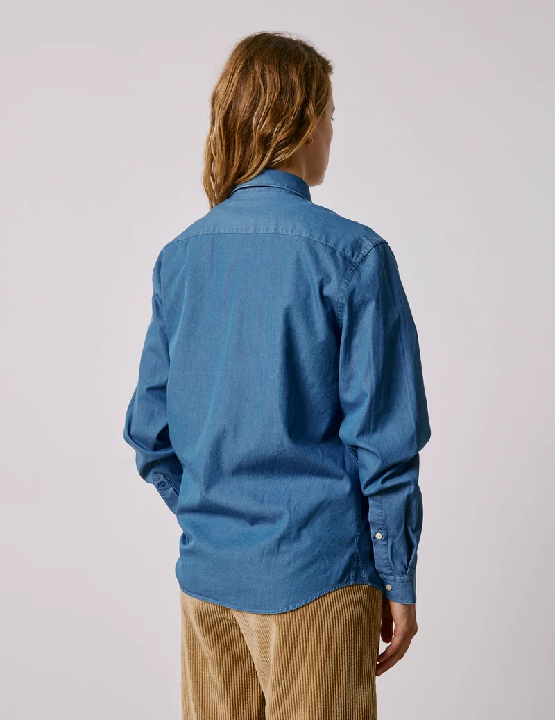 Chemise mixte "Je t'aime" en denim