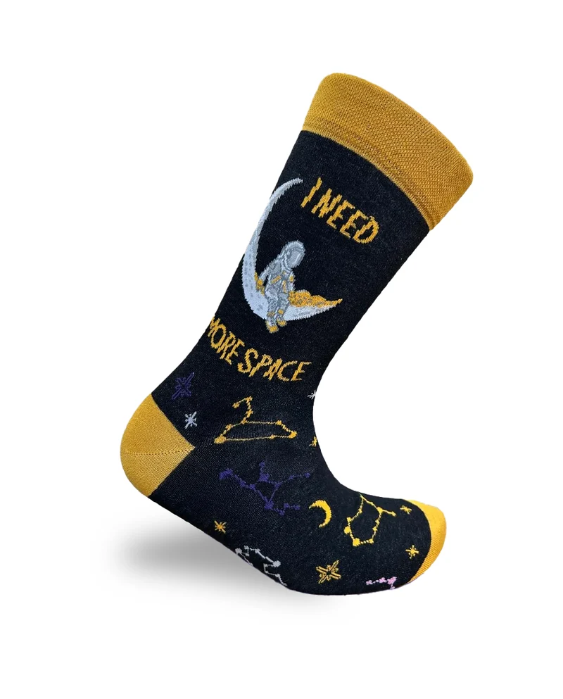 I Need More Space Socks Space Humor Series
