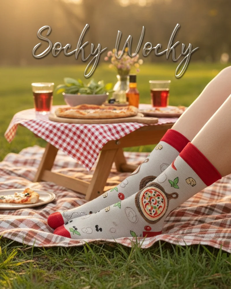 Pizza Red Socks Italian Food Edition