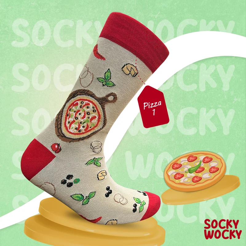 Pizza Red Socks Italian Food Edition
