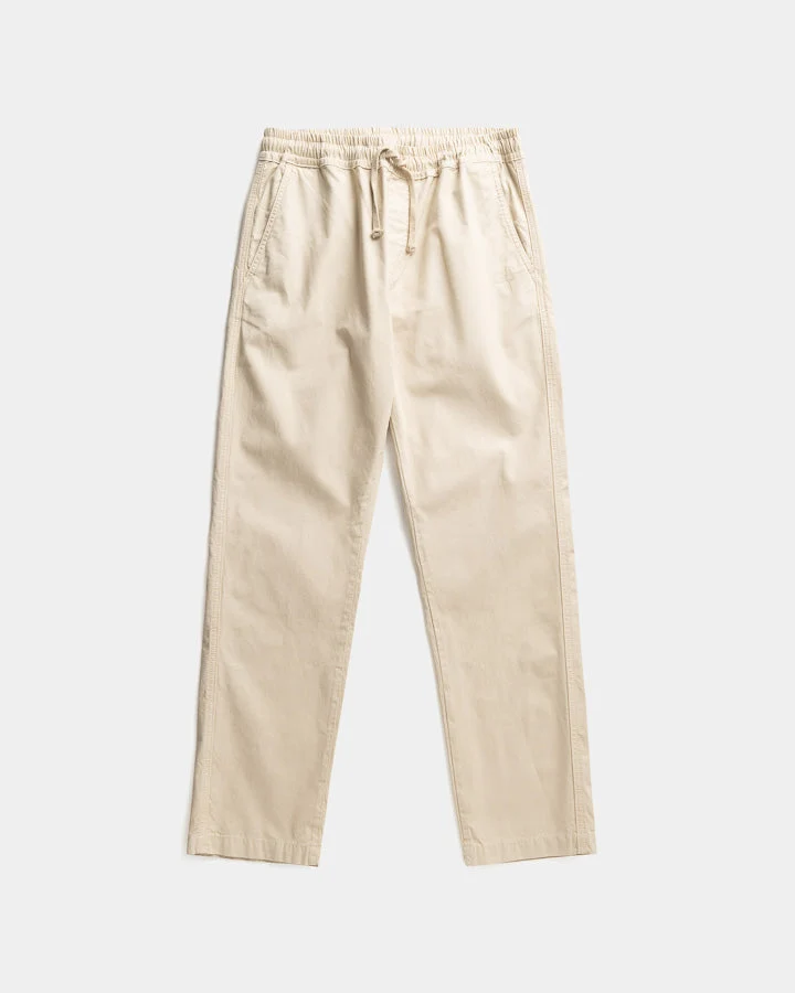 Beige Chinohosen TreePants aus 100% recycelter Baumwolle von Nikin