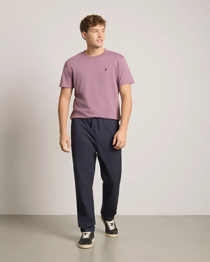 Dunkelblaue Chinohosen TreePants aus 100% recycelter Baumwolle von Nikin /TreePants Chino ReCotton Dark Navy