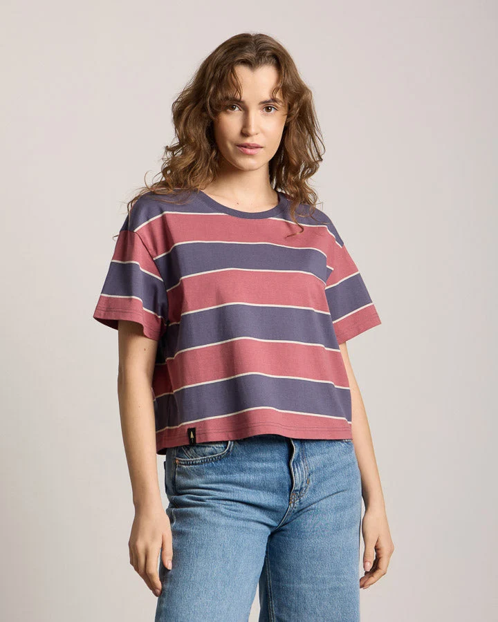 Gestreiftes T-Shirt TreeShirt Striped Oversized aus 100% Bio-Baumwolle von Nikin
