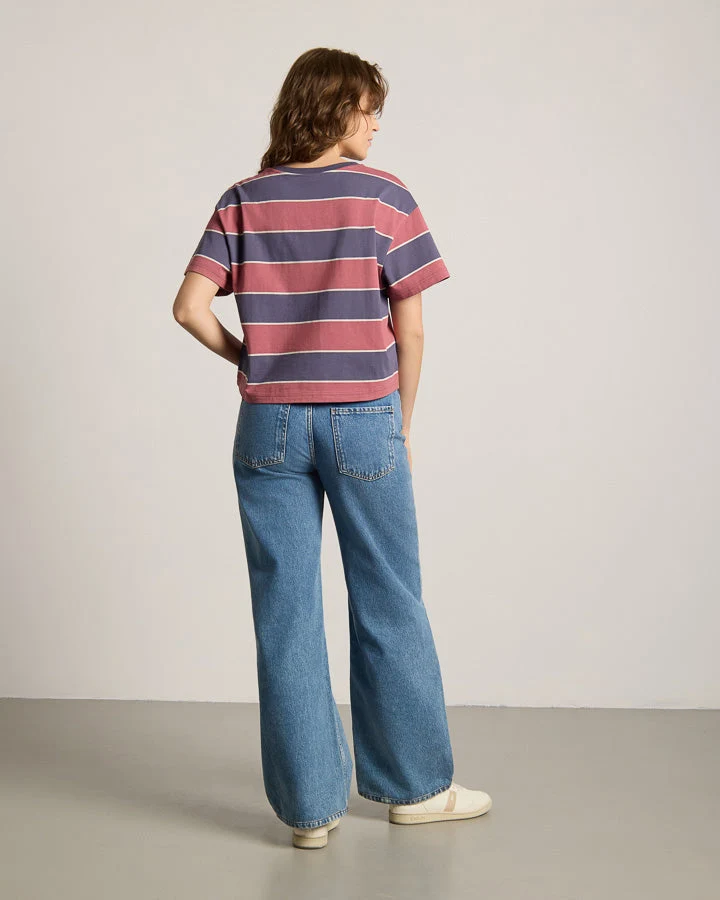 Gestreiftes T-Shirt TreeShirt Striped Oversized aus 100% Bio-Baumwolle von Nikin