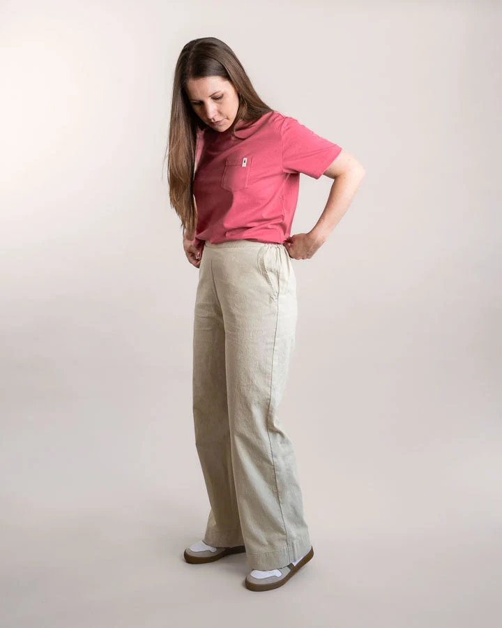 Beige Hosen TreePants aus Hanf & Bio-Baumwolle von Nikin