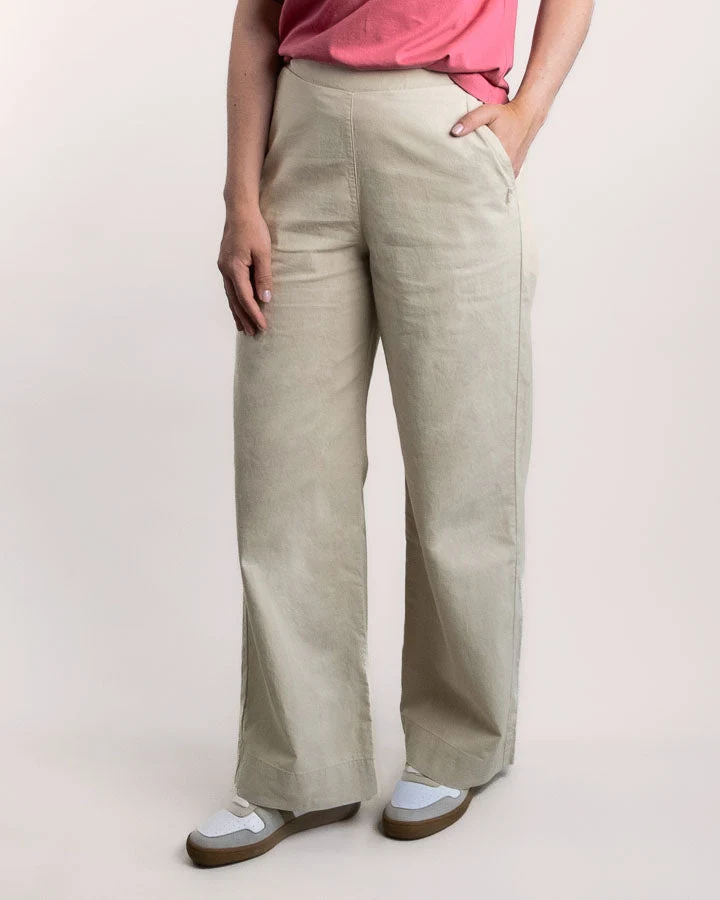 Beige Hosen TreePants aus Hanf & Bio-Baumwolle von Nikin