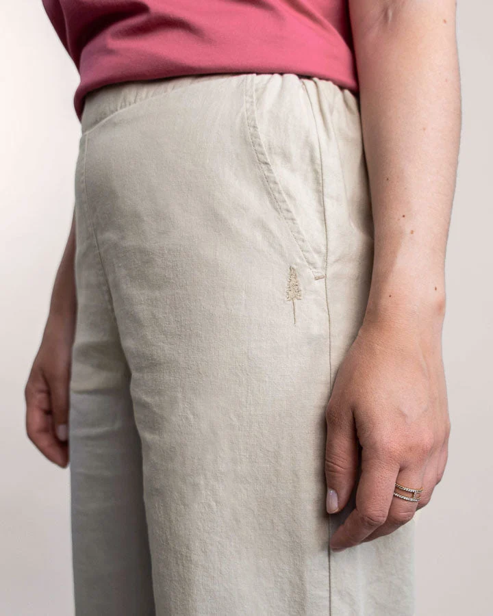 Beige Hosen TreePants aus Hanf & Bio-Baumwolle von Nikin