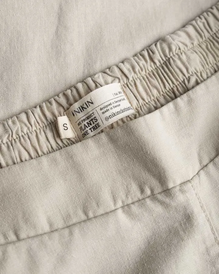 Beige Hosen TreePants aus Hanf & Bio-Baumwolle von Nikin