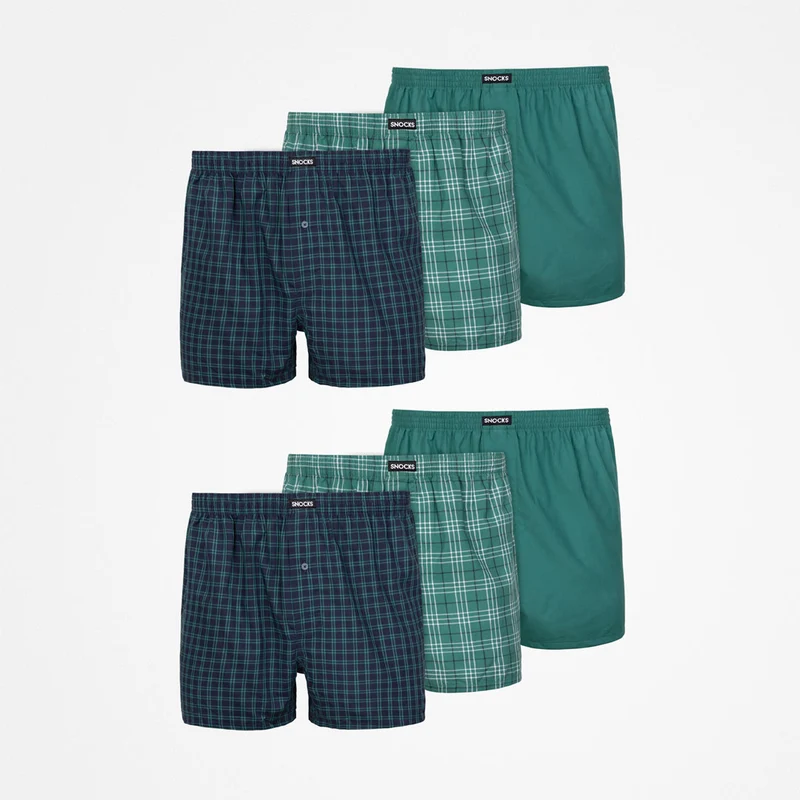 American Boxershorts | Mix (Grüne Muster)