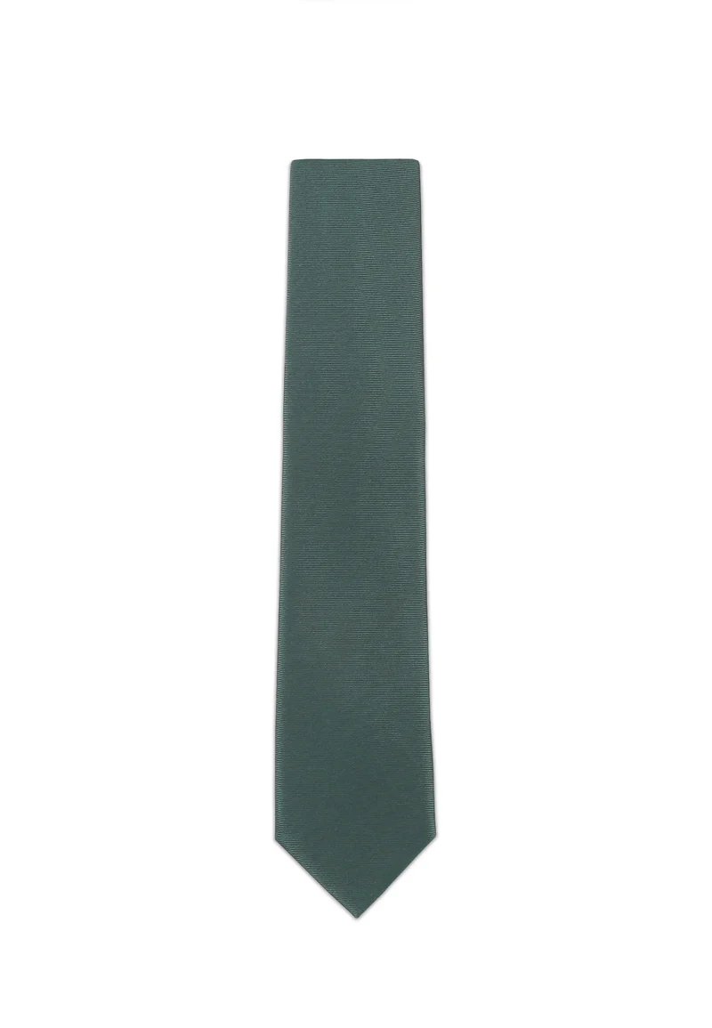 Krawatte Herren aus Seide – Uni (7,0 - 7,5 cm)