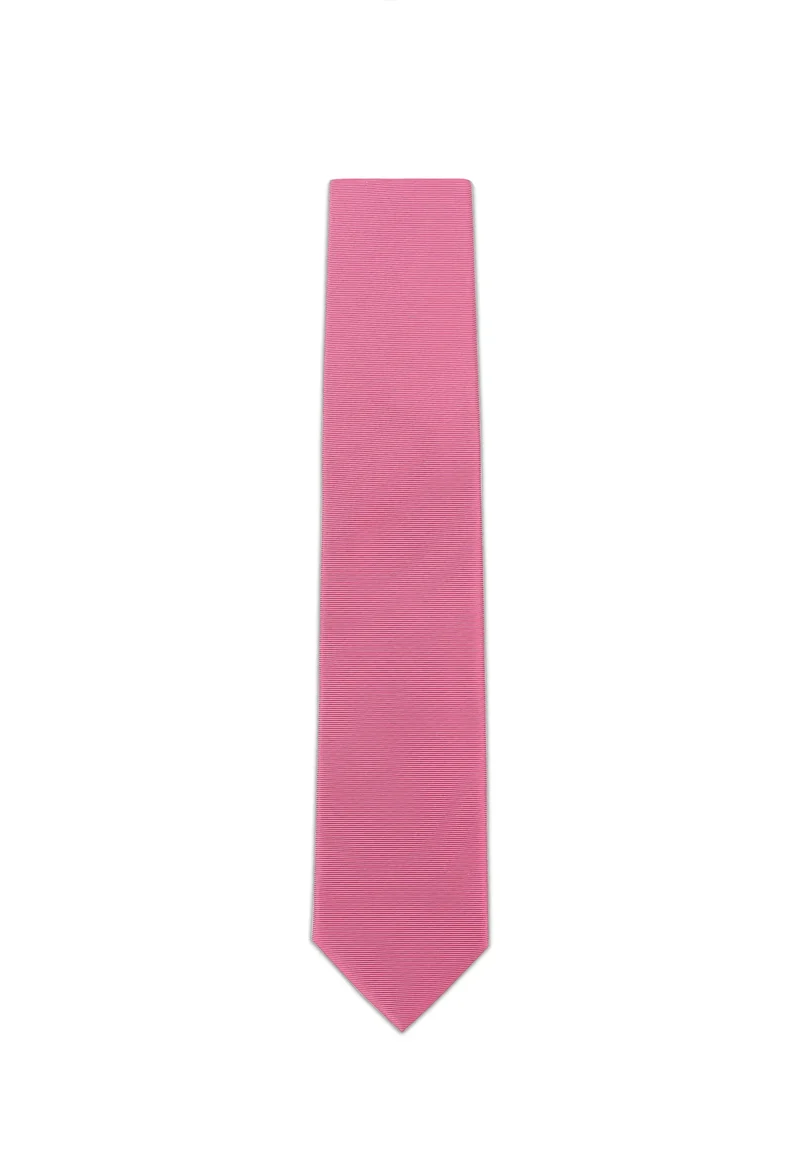 Krawatte Herren aus Seide – Uni (7,0 - 7,5 cm)