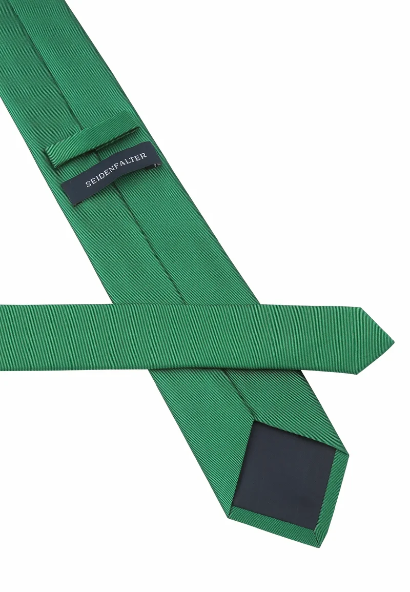 Krawatte Herren aus Seide – Uni (7,0 - 7,5 cm)