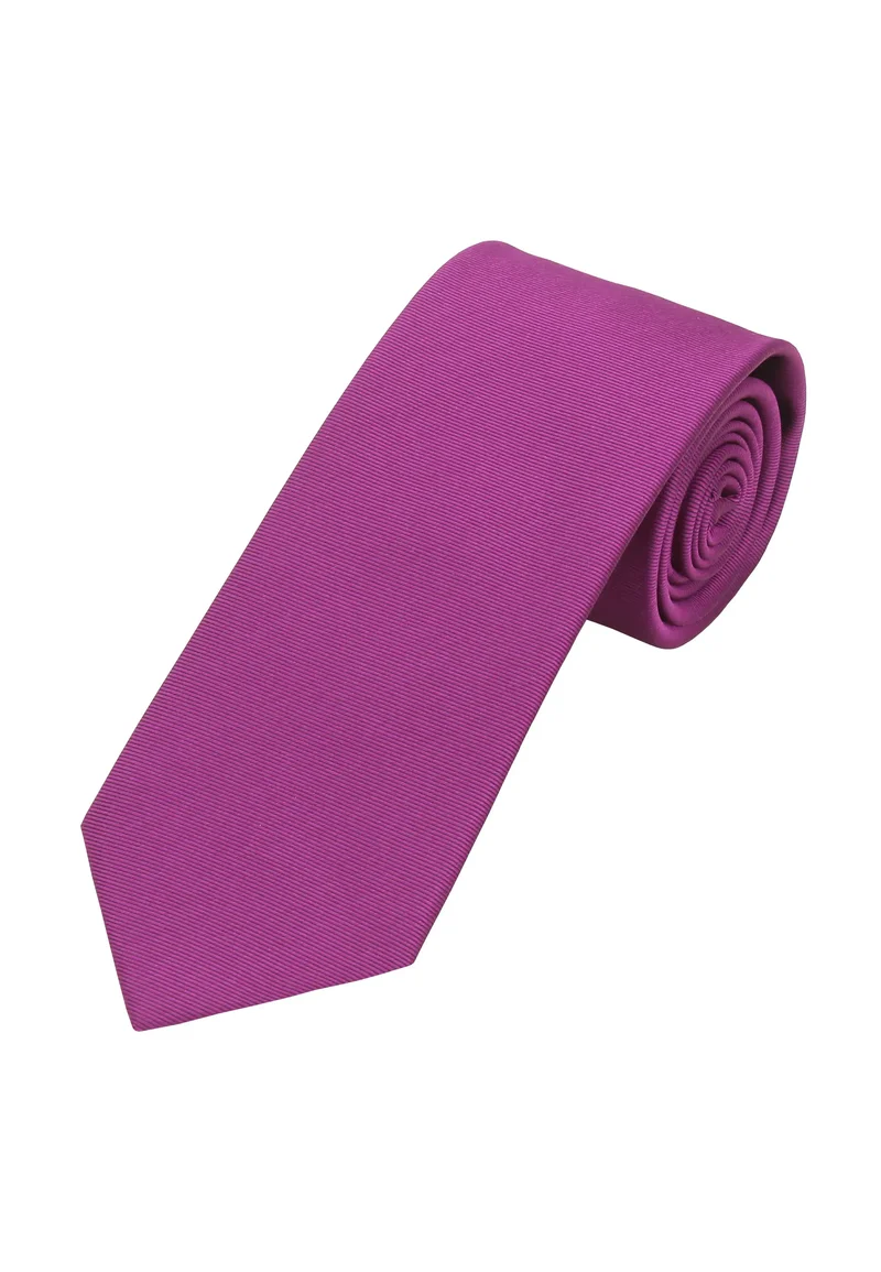 Krawatte Herren aus Seide – Uni (7,0 - 7,5 cm)