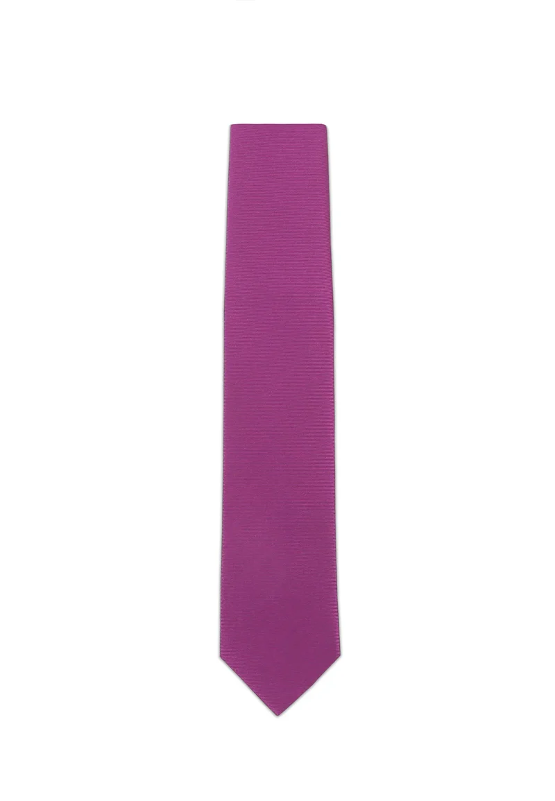 Krawatte Herren aus Seide – Uni (7,0 - 7,5 cm)