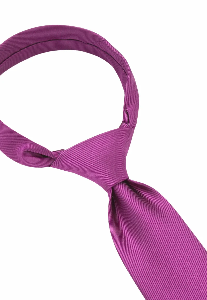 Krawatte Herren aus Seide – Uni (7,0 - 7,5 cm)