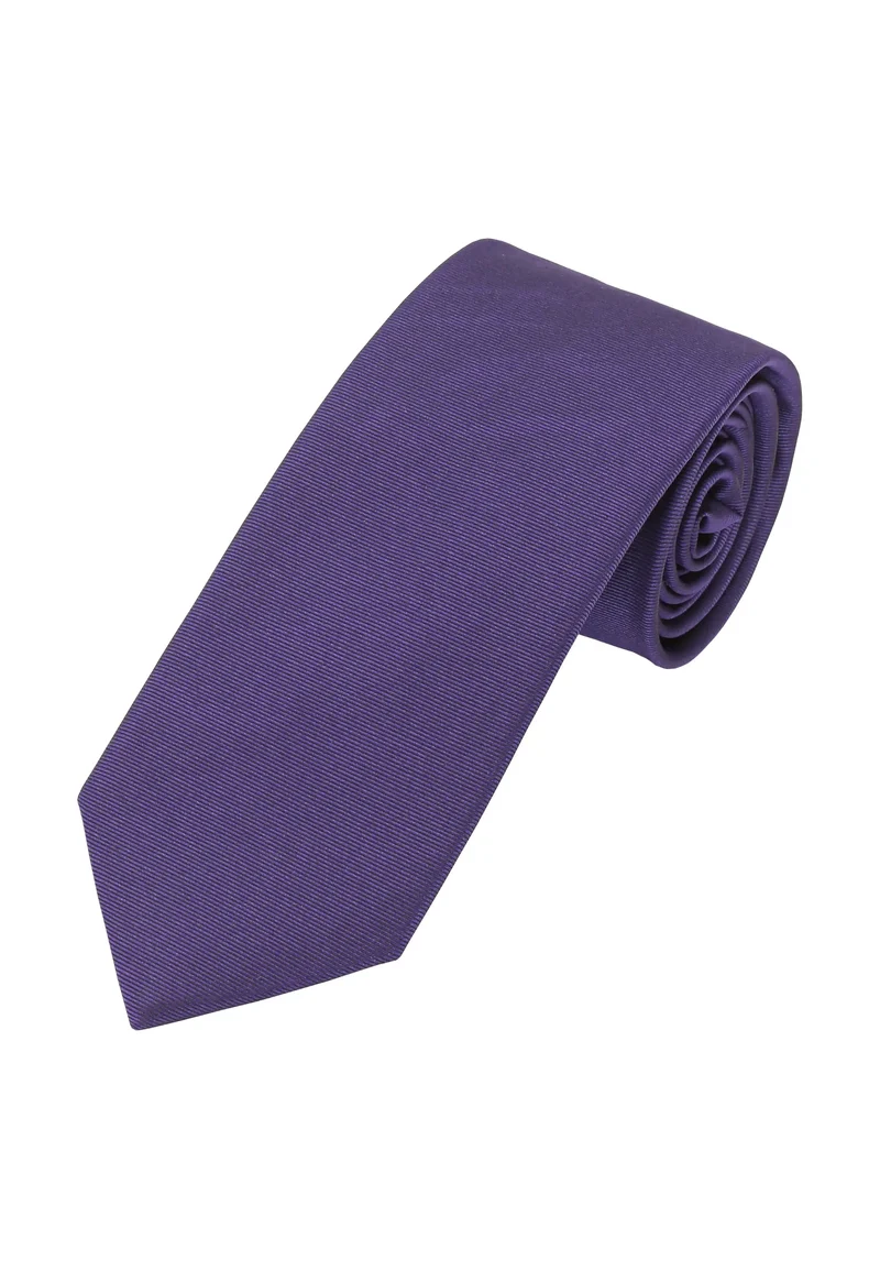Krawatte Herren aus Seide – Uni (7,0 - 7,5 cm)