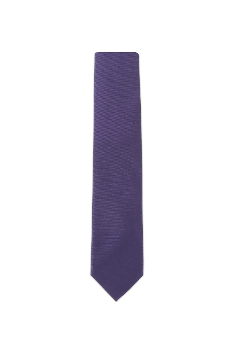 Krawatte Herren aus Seide – Uni (7,0 - 7,5 cm)