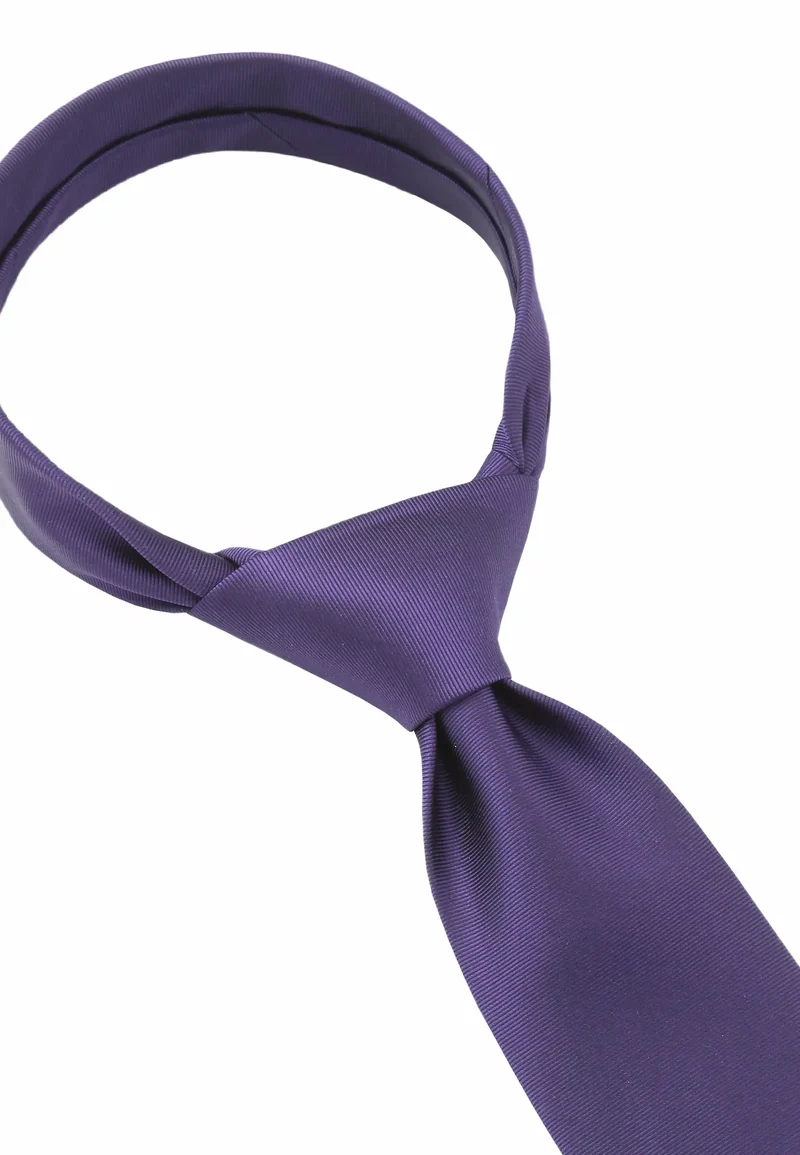 Krawatte Herren aus Seide – Uni (7,0 - 7,5 cm)