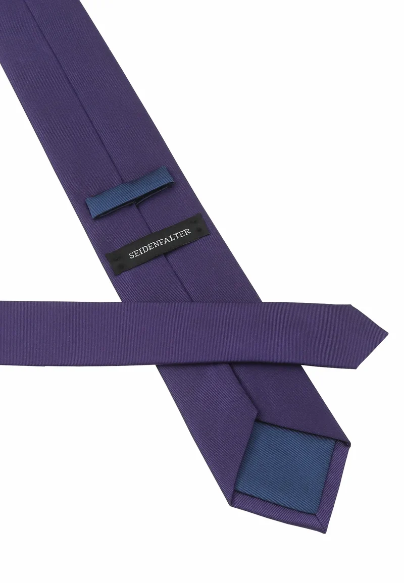 Krawatte Herren aus Seide – Uni (7,0 - 7,5 cm)