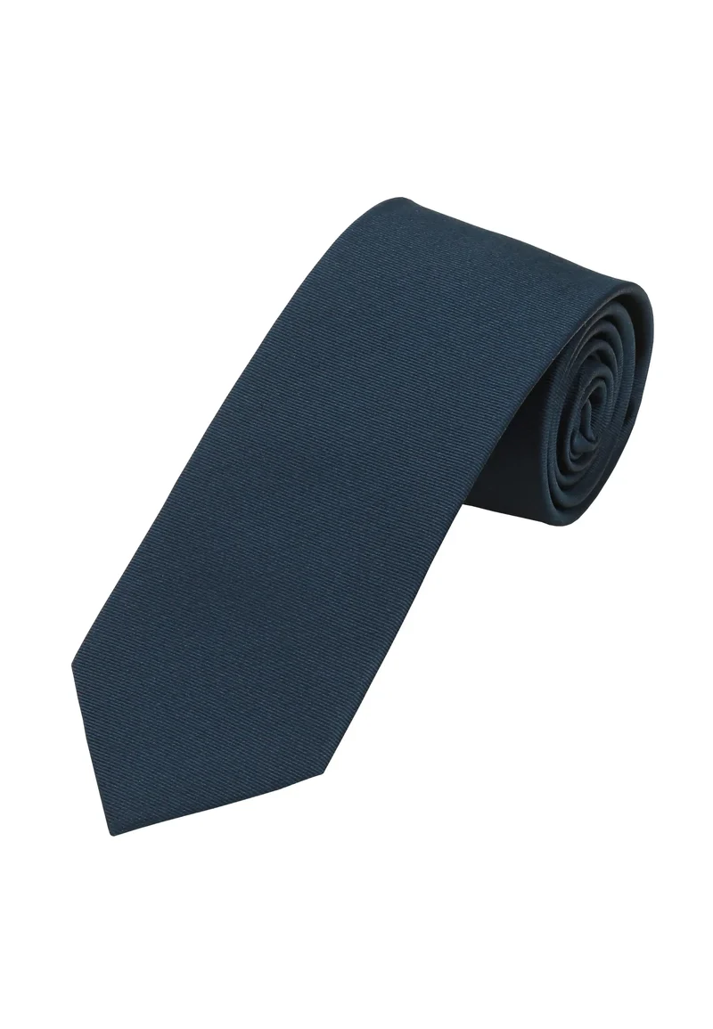 Krawatte Herren aus Seide – Uni (7,0 - 7,5 cm)