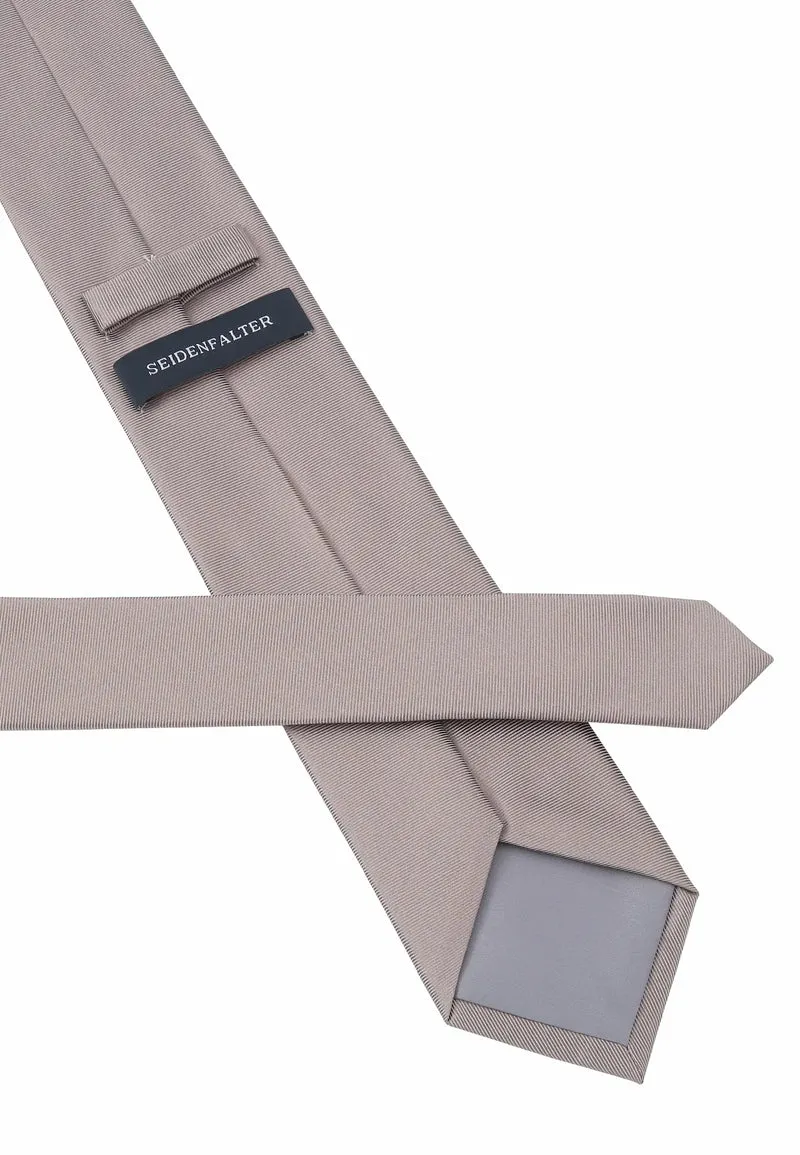 Krawatte Herren aus Seide – Uni (7,0 - 7,5 cm)