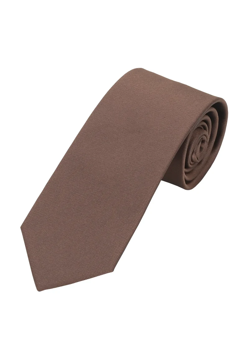 Krawatte Herren aus Seide – Uni (7,0 - 7,5 cm)