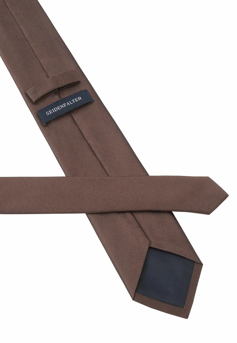 Krawatte Herren aus Seide – Uni (7,0 - 7,5 cm)