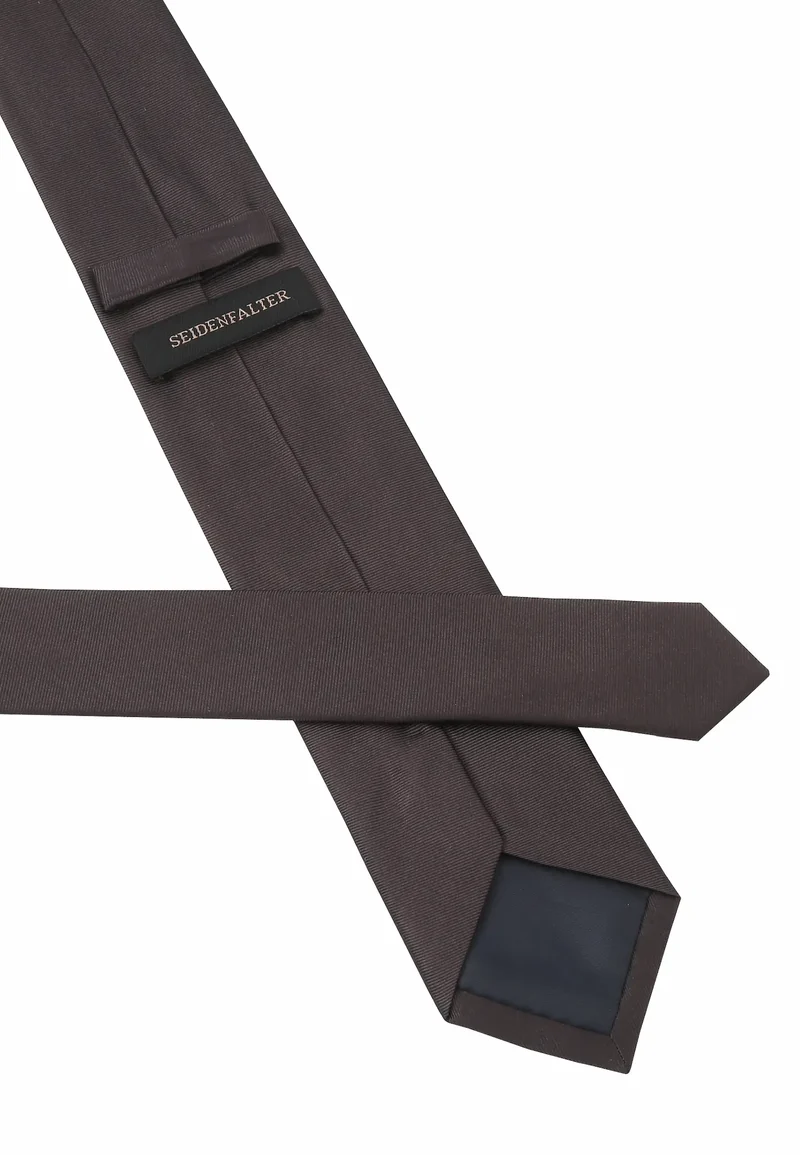 Krawatte Herren aus Seide – Uni (7,0 - 7,5 cm)
