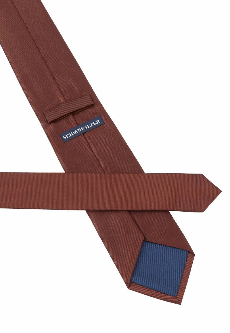 Krawatte Herren aus Seide – Uni (7,0 - 7,5 cm)