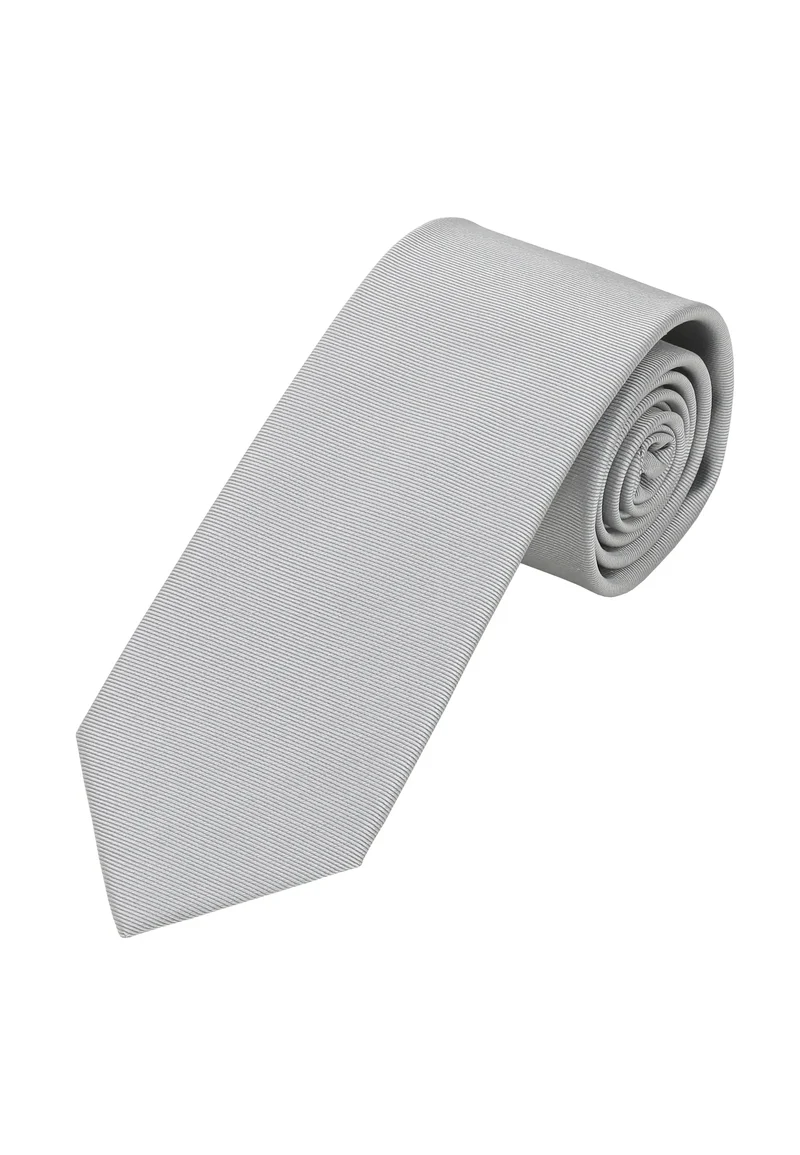 Krawatte Herren aus Seide – Uni (7,0 - 7,5 cm)