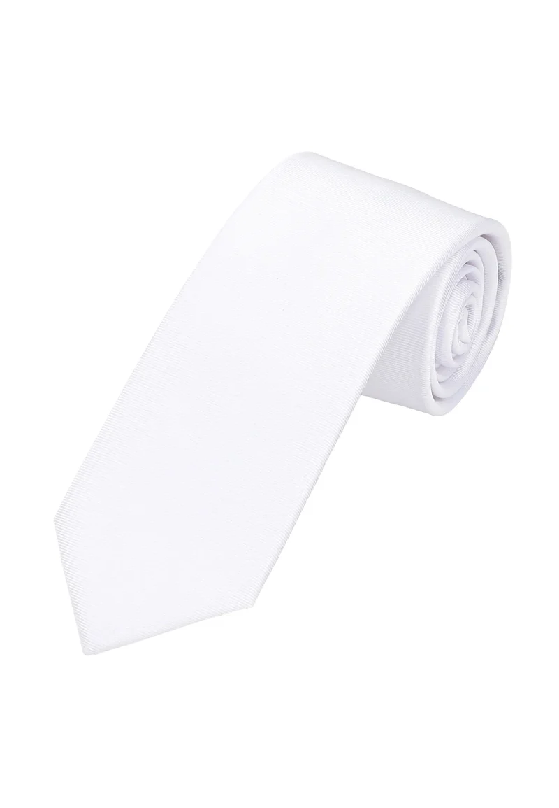 Krawatte Herren aus Seide – Uni (7,0 - 7,5 cm)