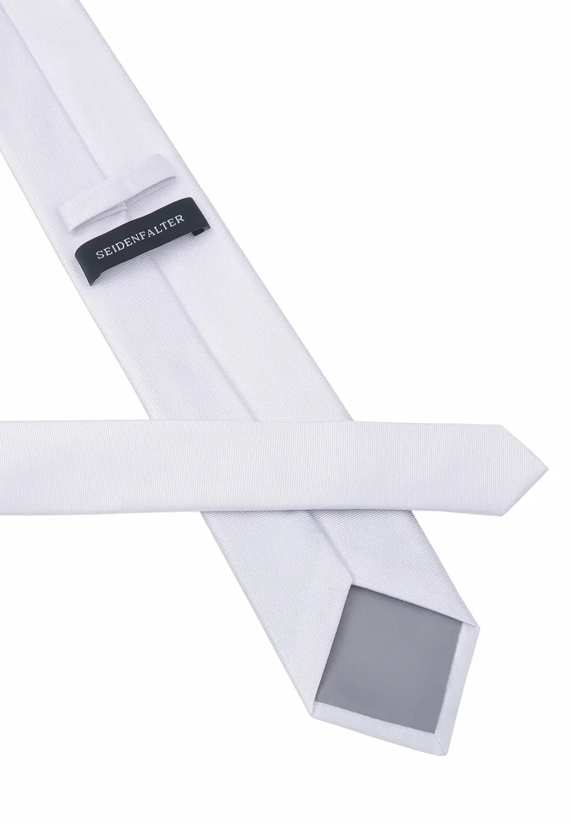 Krawatte Herren aus Seide – Uni (7,0 - 7,5 cm)