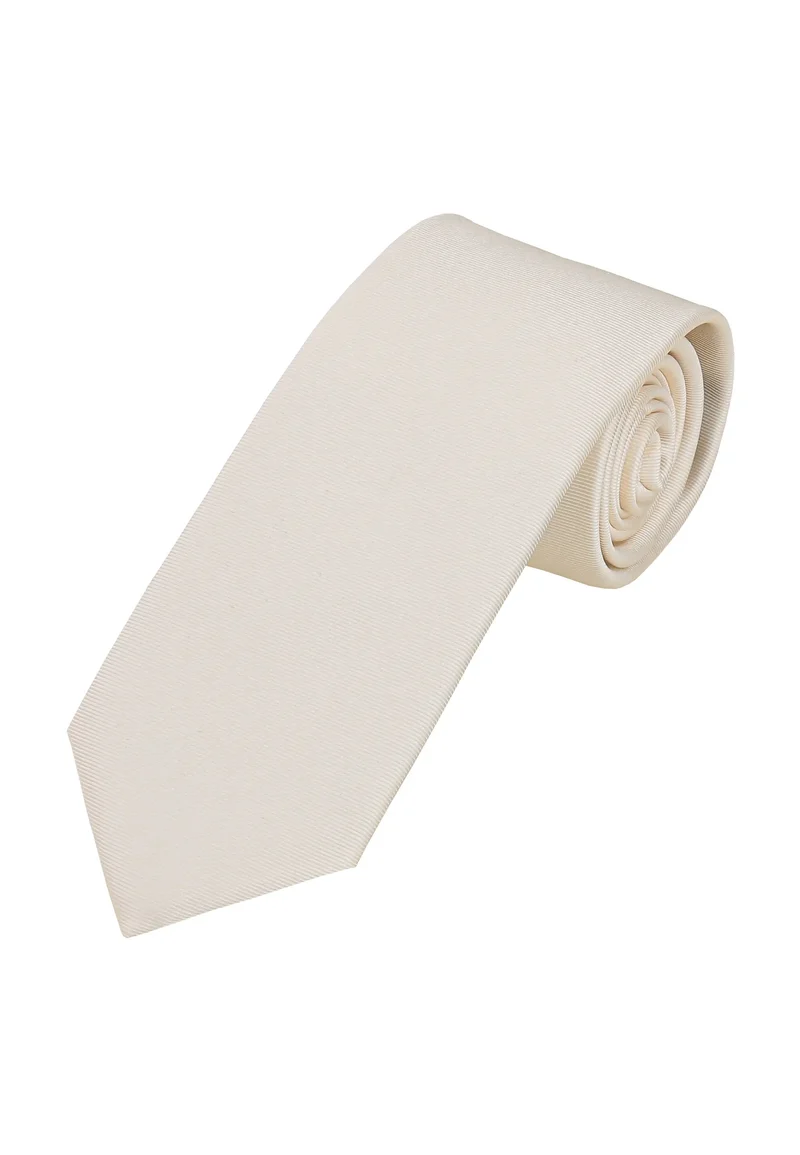 Krawatte Herren aus Seide – Uni (7,0 - 7,5 cm)