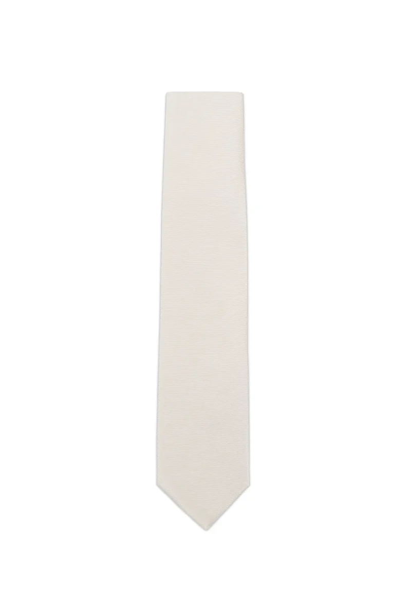 Krawatte Herren aus Seide – Uni (7,0 - 7,5 cm)