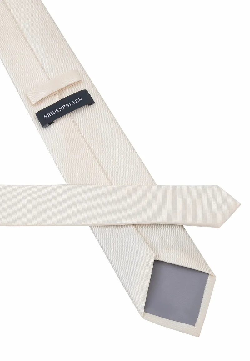 Krawatte Herren aus Seide – Uni (7,0 - 7,5 cm)