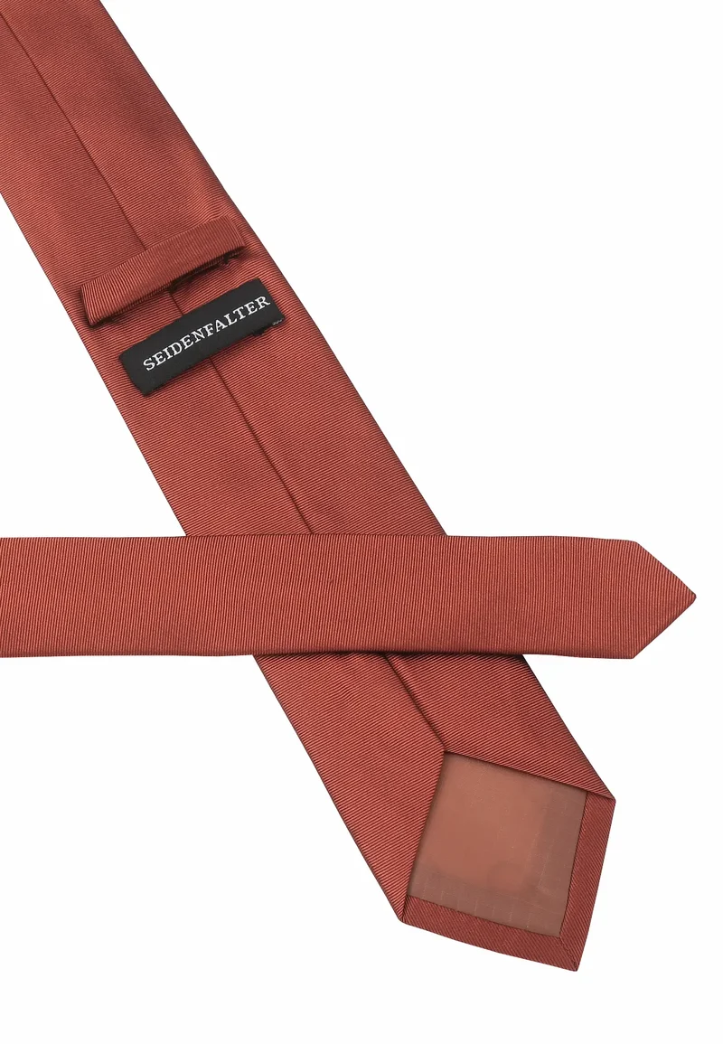 Krawatte Herren aus Seide – Uni (7,0 - 7,5 cm)