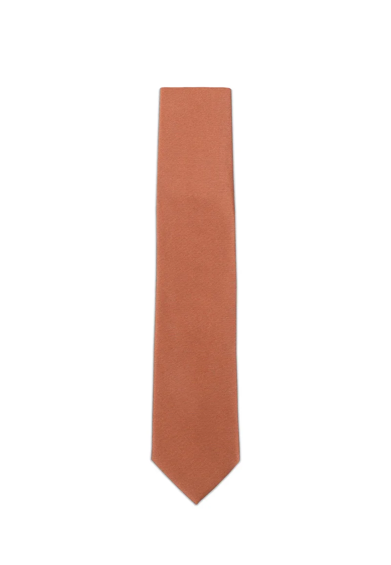 Krawatte Herren aus Seide – Uni (7,0 - 7,5 cm)
